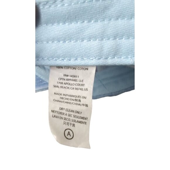 PacSun Women's Blue denim adjustable hat winking heart face One size - Picture 7 of 7